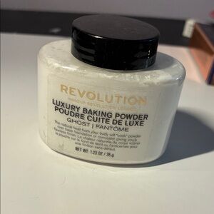 Revolution Luxury Baking Powder - White and Black Packaging